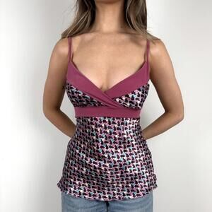 Women's Purple Polka Dot Cami